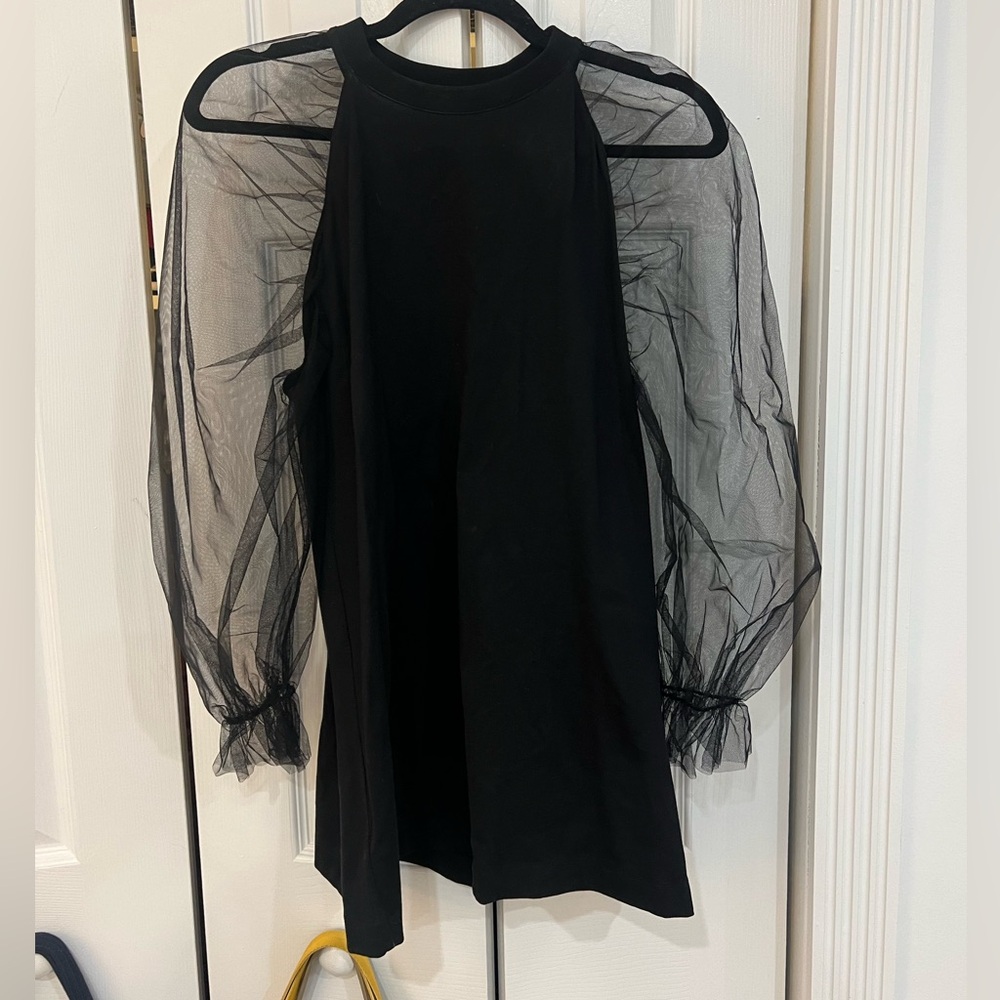 MSGM Black Mini Dress